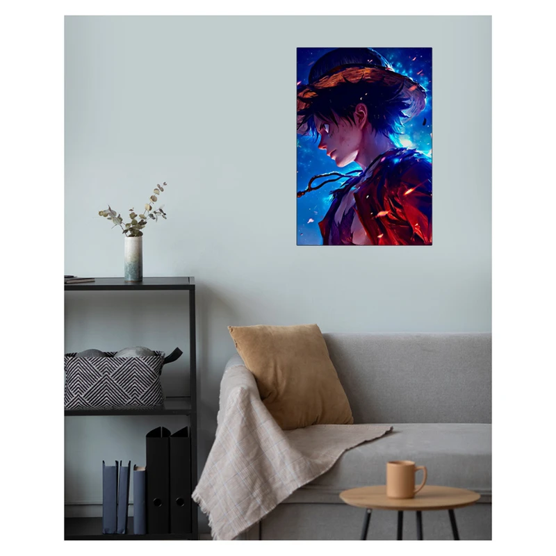 پوستر گوفی مدل لوفی انیمه وان پیس طرح Luffy Anime One Piece کد BR36