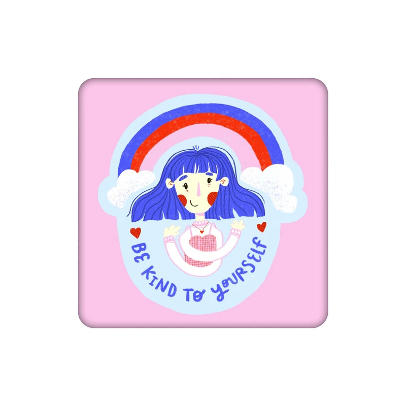 زیرلیوانی طرح انگیزشی دخترانه کد    6002145