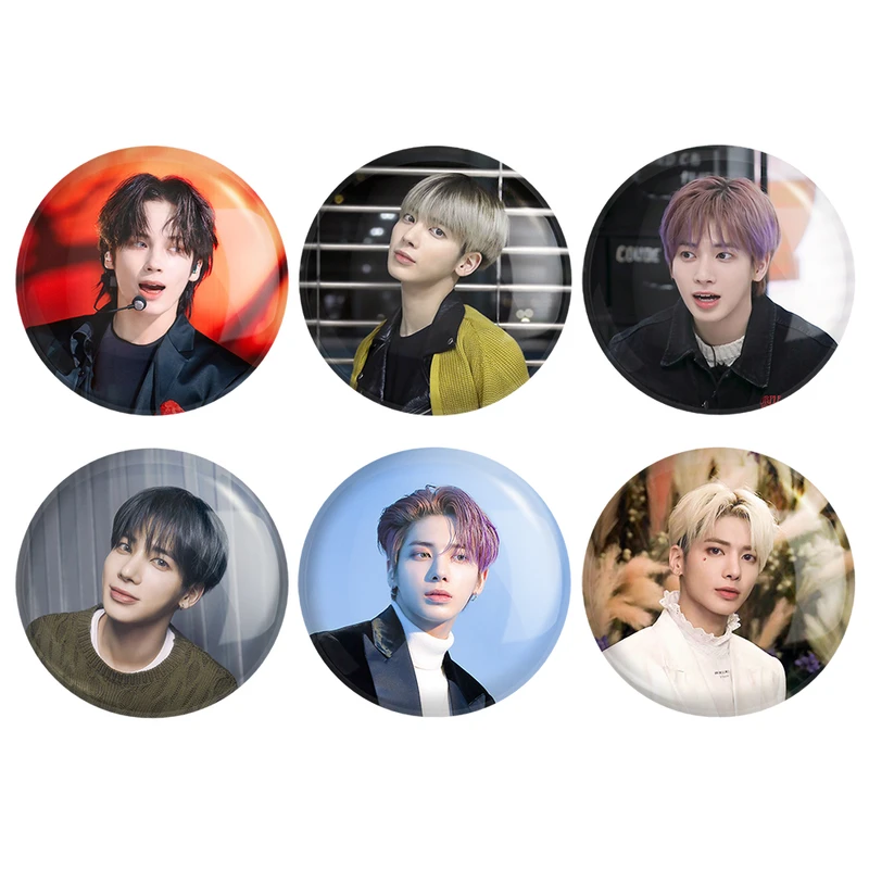 مگنت خندالو طرح تهیون گروه تی اکس تی کد 1173A مجموعه 6 عددی