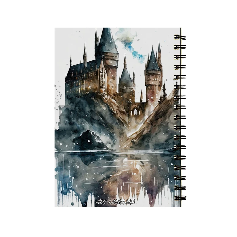 دفتر زبان 50 برگ طرح هری پاتر کد 377