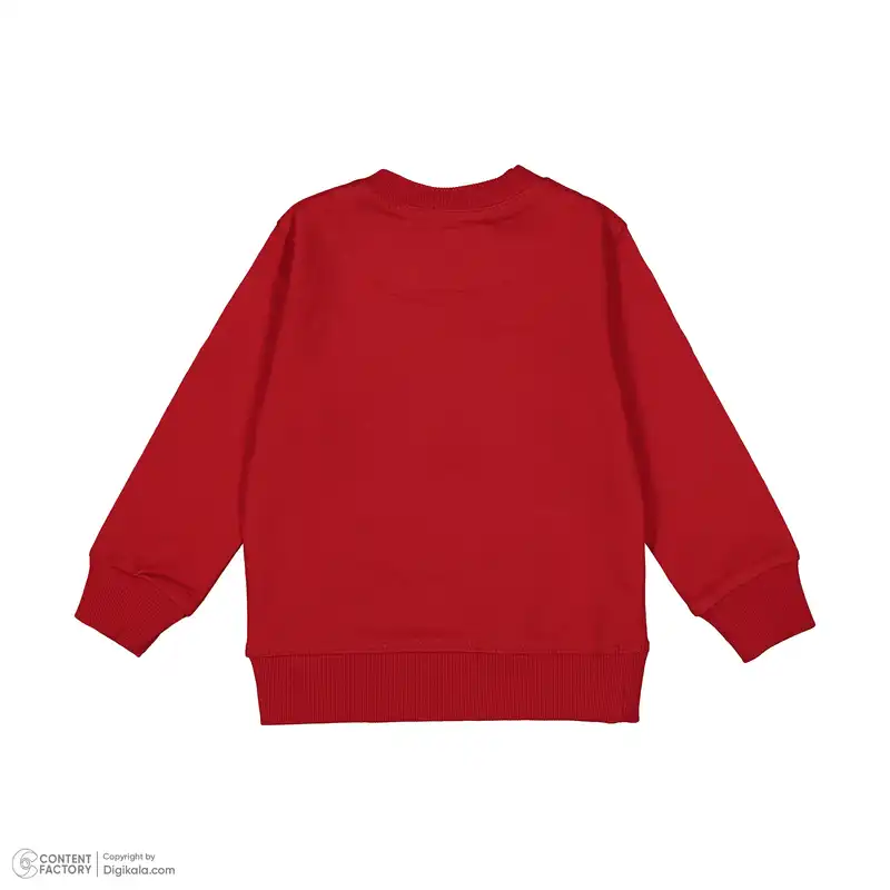 ست سویشرت و شلوار بچگانه سون پون مدل D114 رنگ قرمز