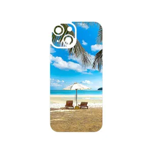 MAHOOT Beach Cover Sticker for Apple iPhone 15