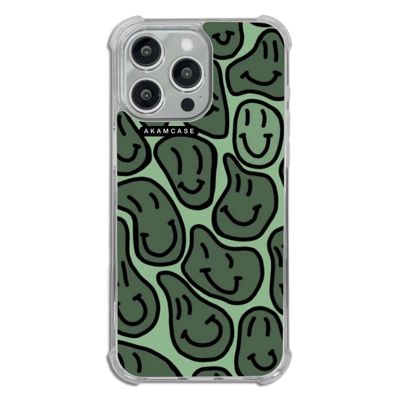 کاور آکام مدل AMCWTA15PROMAX-HAPPY FACE3 مناسب برای گوشی موبایل اپل iPhone 15 Pro Max