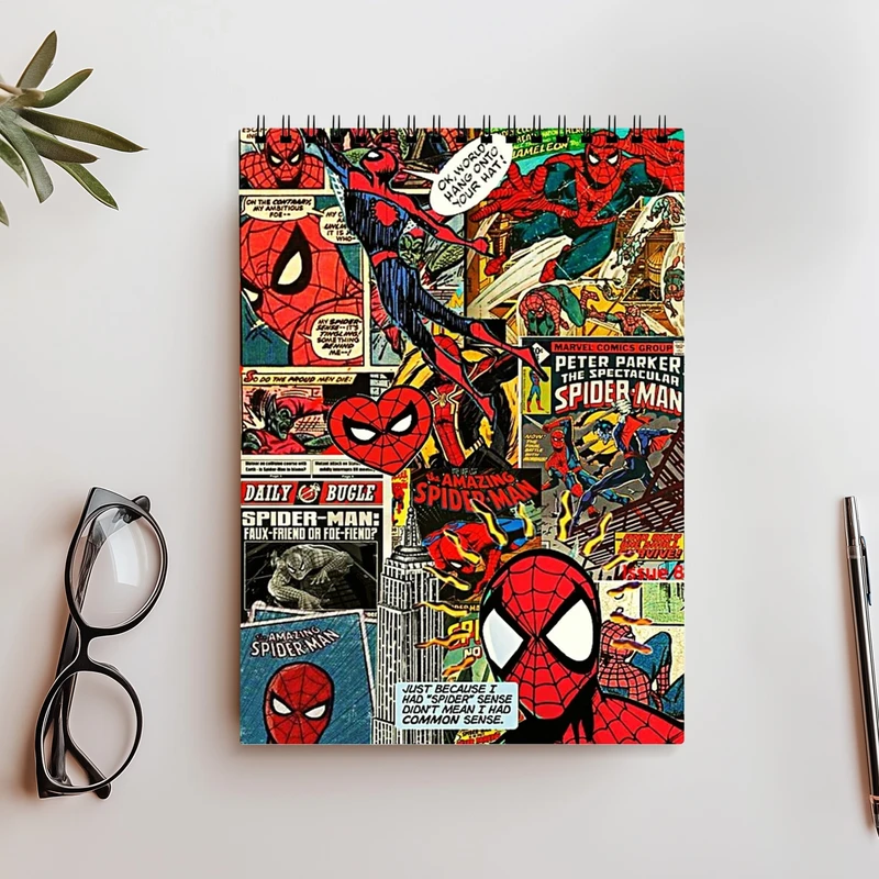  دفتر نقاشی لنکامر مدل اسپایدرمن کد A5-308