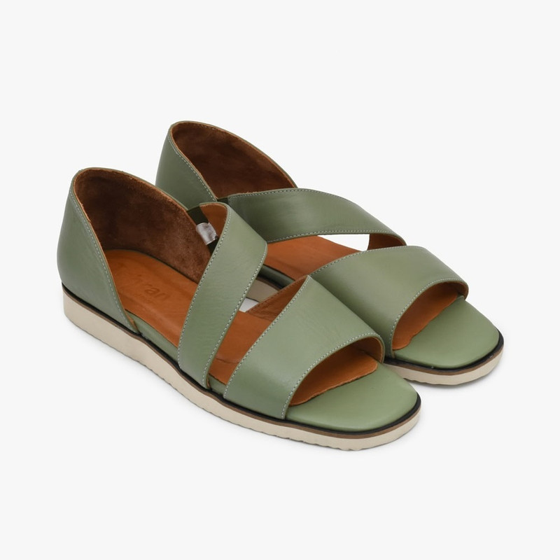 صندل زنانه چرم تهران مدل D76S