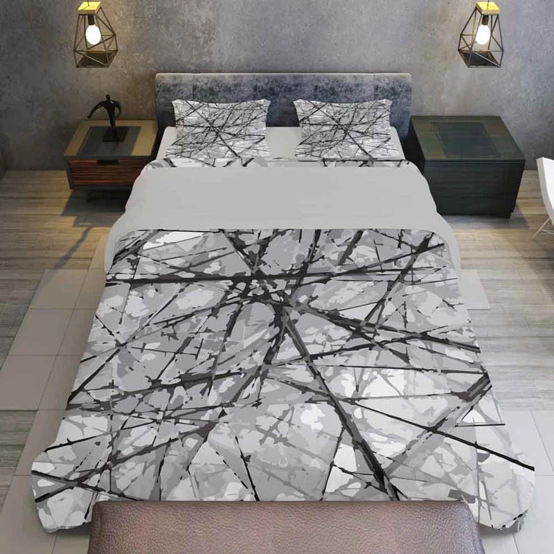 سرویس روتختی مدل خط خطی کد TXY822 تک نفره 5 تکه