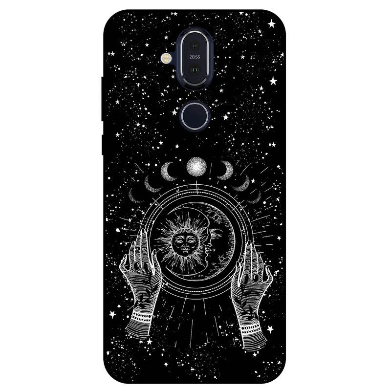 کاور مگافون طرح ماه و خورشید مدل 1892 مناسب برای گوشی موبایل نوکیا 8.1 / X7     