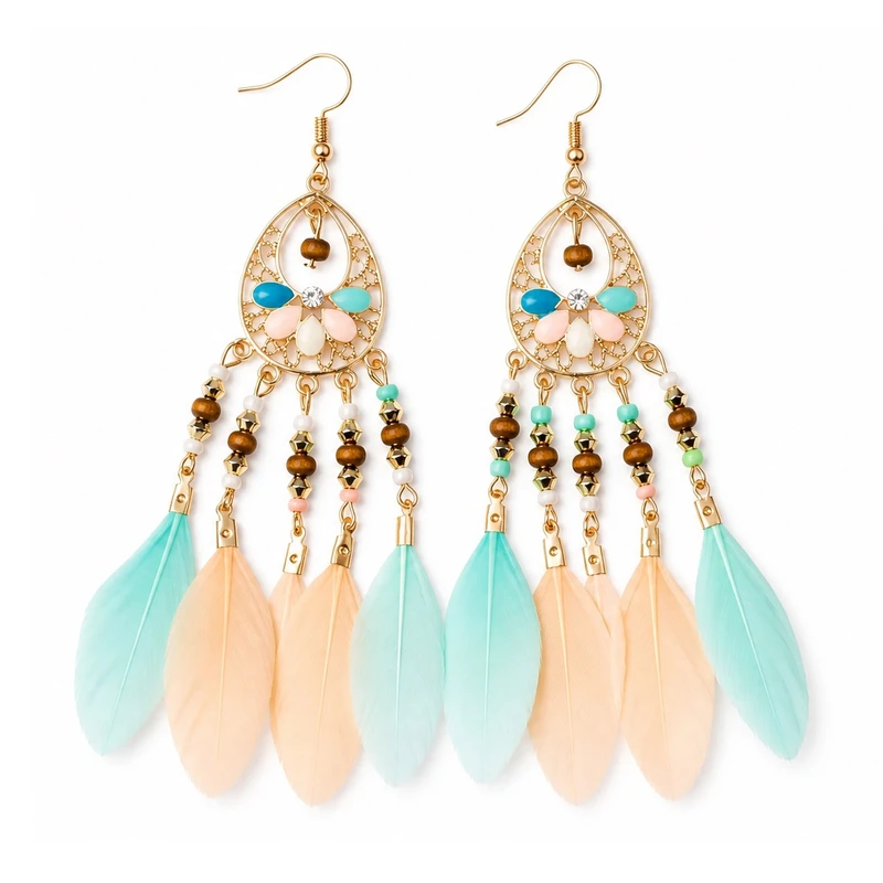 گوشواره آویز زنانه مدل MDSS-CH3965