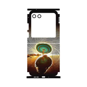MAHOOT Night Light Fountain-FullSkin Cover Sticker for Motorola Razr 40 Ultra