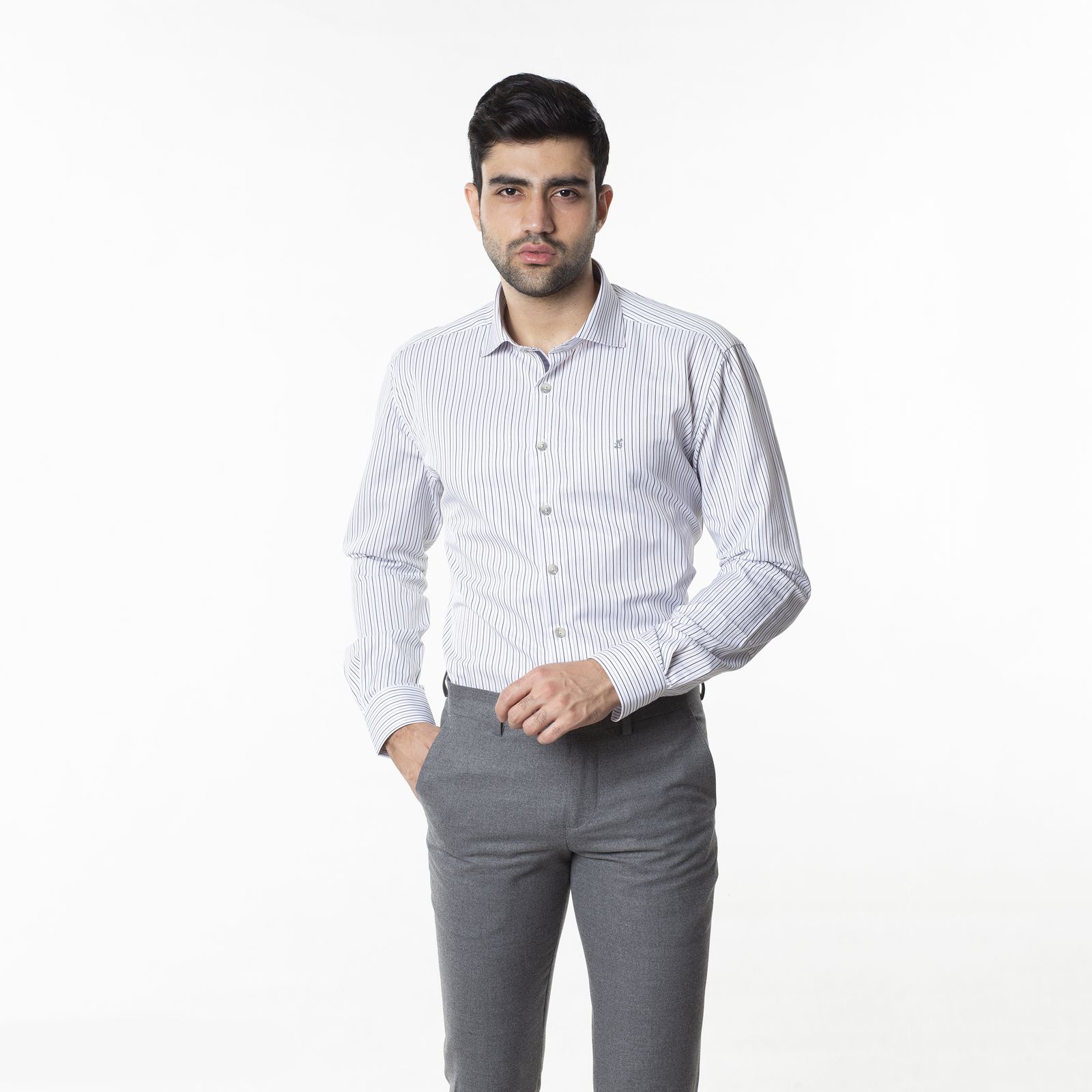 پیراهن مردانه ال سی من مدل 02111182-457 -  - 1