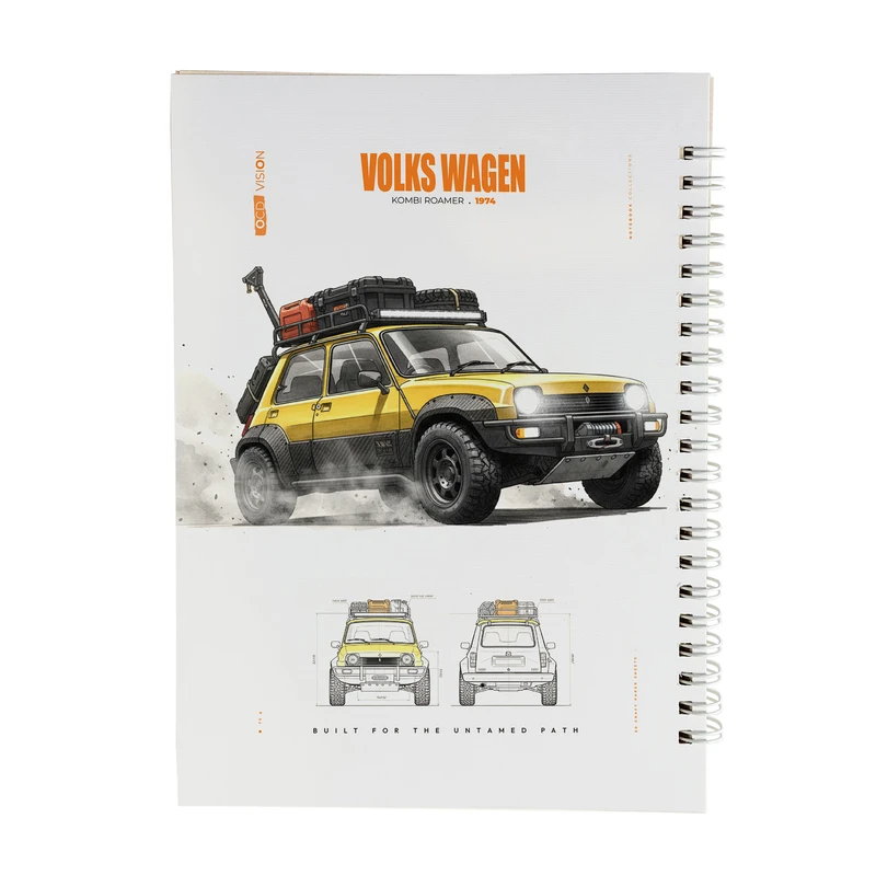 دفتر طراحی 60 برگ مدل ماشین کد 07