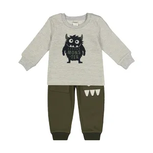 ست تی شرت و شلوار نوزادی پسرانه رابو کد 1360