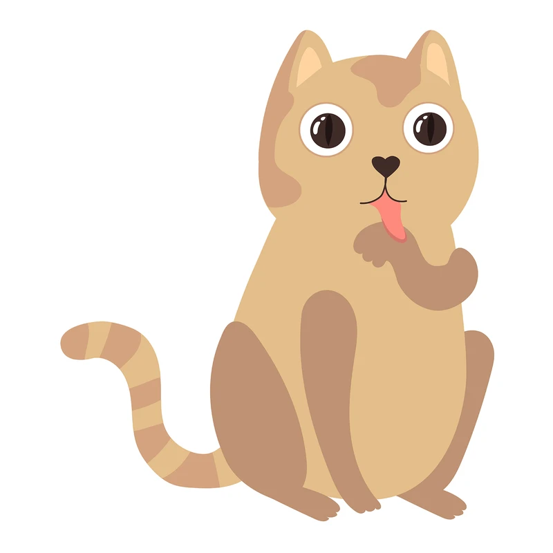 استند رومیزی تولد طرح گربه کد 417