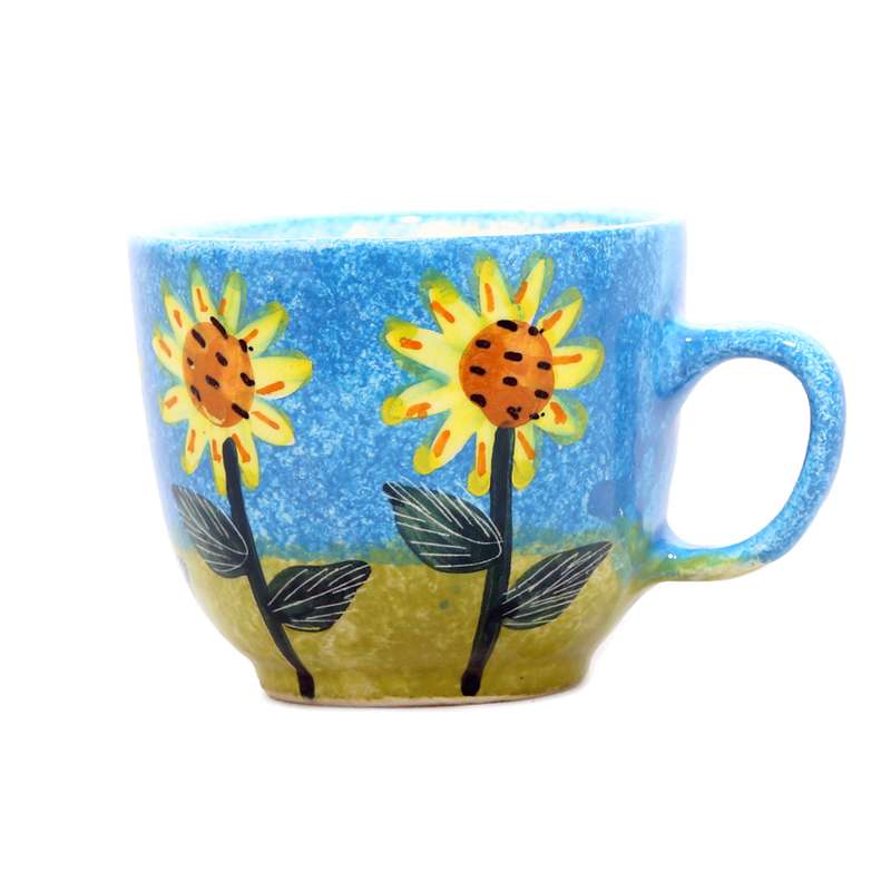 فنجان سرامیکی محمد آقایی مدل مزرعه کد PO-082