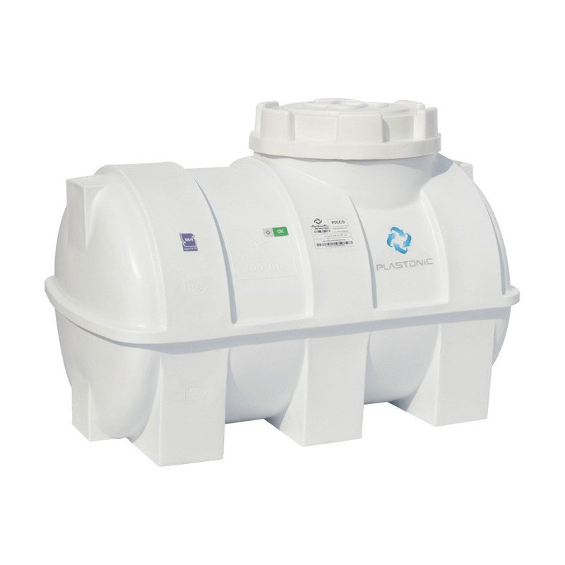 مخزن آب پلاستونیک مدل افقی 7305 حجم 200 لیتر