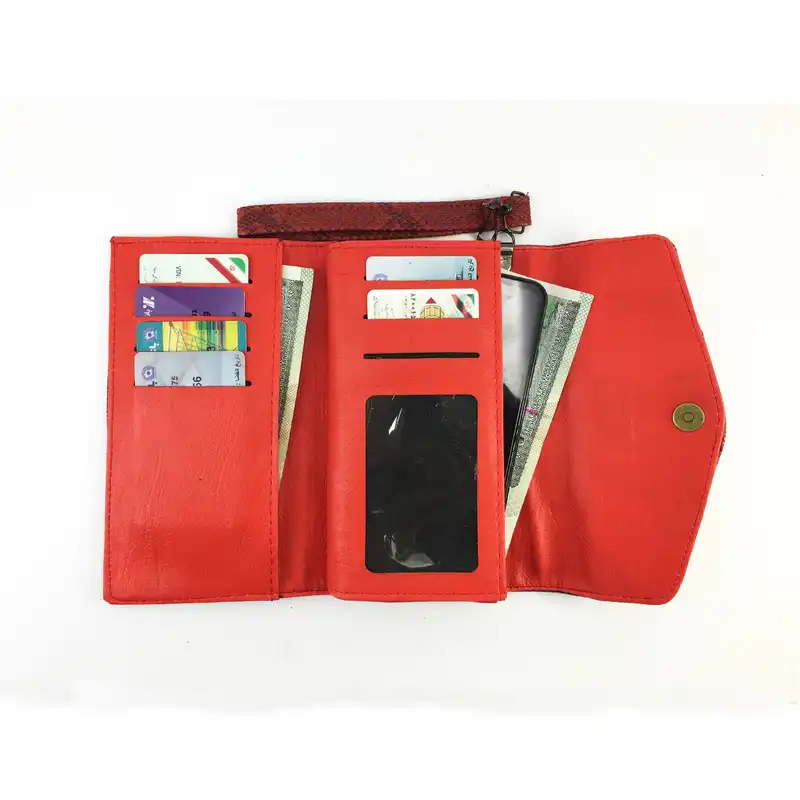 کیف پول زنانه مدل پوست ماری KZD-023