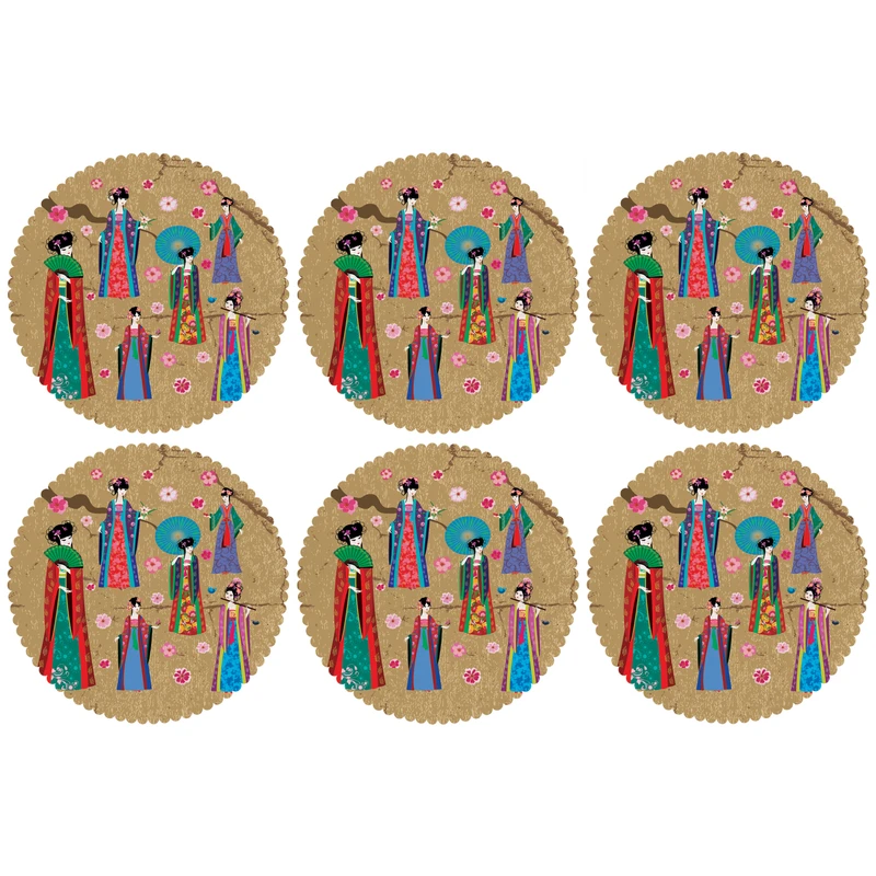 زیربشقابی مدل U2-42157 بسته 6 عددی