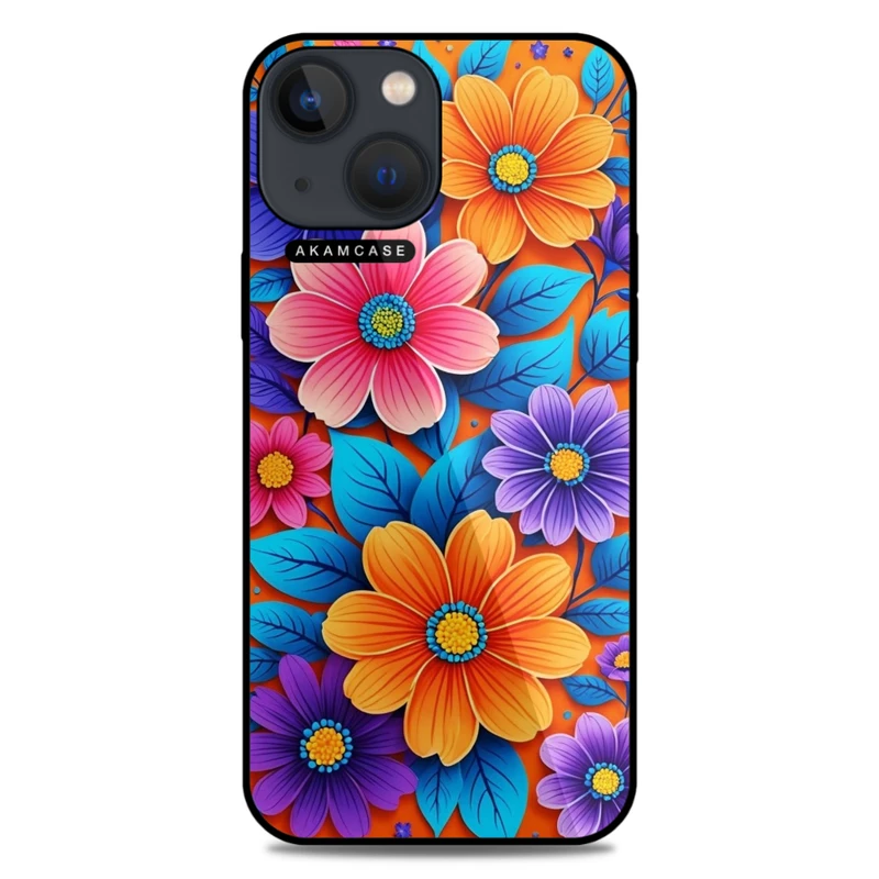 کاور آکام مدل AMC-WA13M-FLOWERS-39 مناسب برای گوشی موبایل اپل iPhone 13 Mini