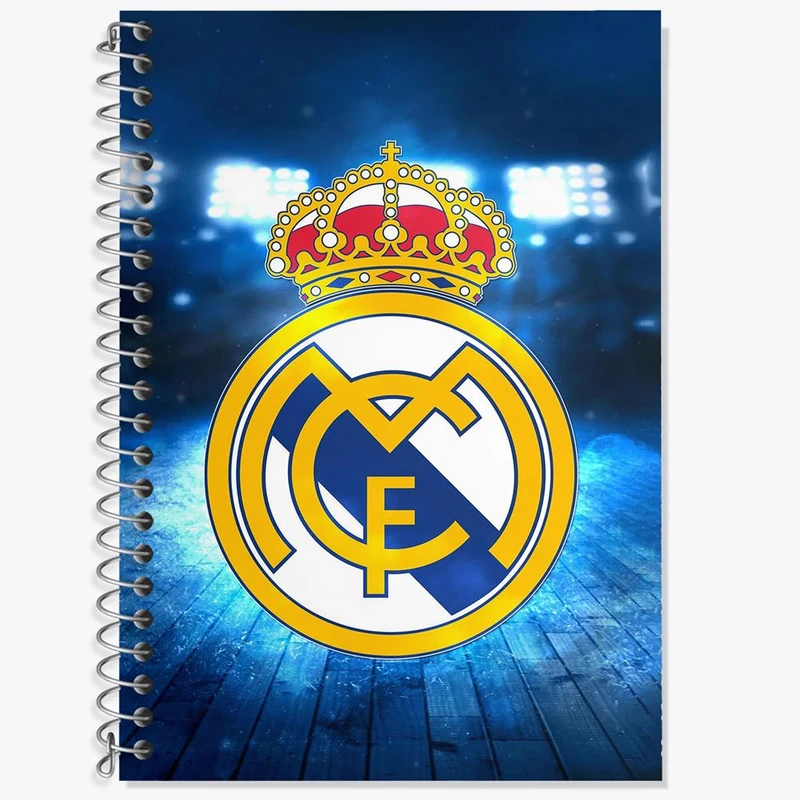 دفتر لغت 50 برگ خندالو مدل باشگاه رئال مادرید کد 26356