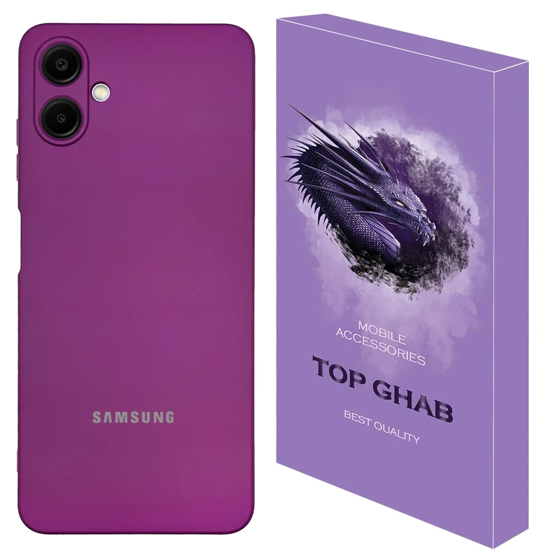 کاور تاپ قاب مدل سیلیکونی_پاککنی مناسب برای گوشی موبایل سامسونگ Galaxy A06