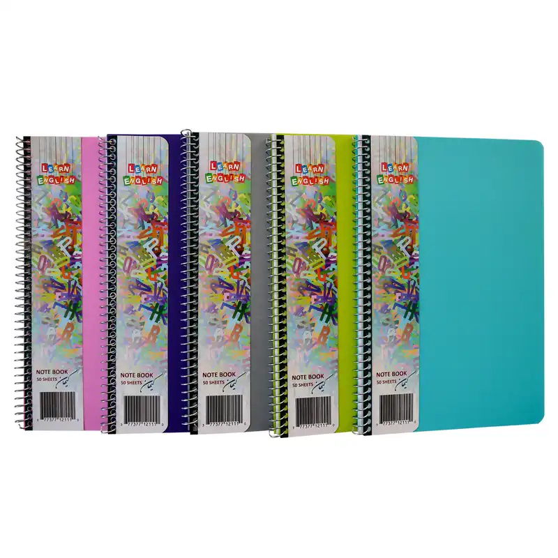 دفتر زبان 50 برگ کیهان کد K-1