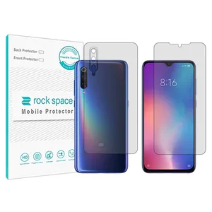 Rockspace HyGEL transparent screen protector suitable for Xiaomi Mi 9 mobile phone with back protector