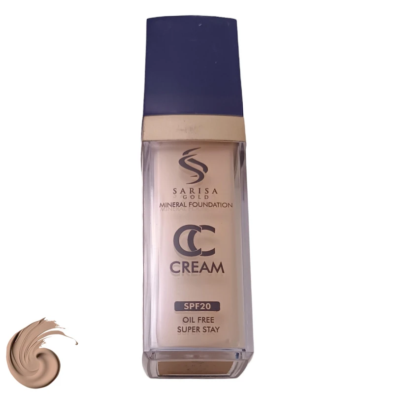 کرم پودر CC ساریسا گلد شماره c1 حجم 40 میلی لیتر