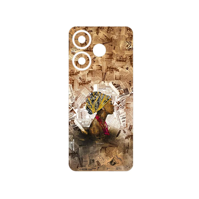 برچسب پوششی ماهوت مدل Collage of African Women مناسب برای گوشی موبایل شیائومی Redmi 13