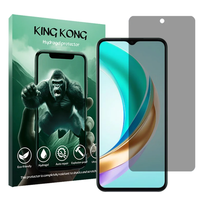 محافظ صفحه نمایش حریم شخصی کینگ کونگ مدل Tough مناسب برای گوشی موبایل آنر X6b