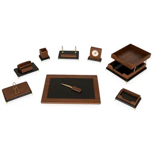 ست 9 تکه لوازم اداری رومیزی قائم مدل پایه دار کد 410P