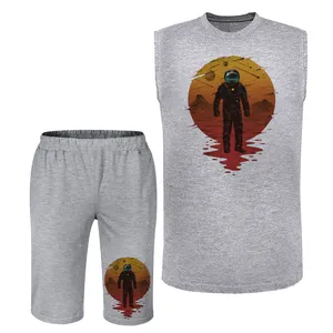 ست تاپ و شلوارک مردانه مدل فضانورد کد N726