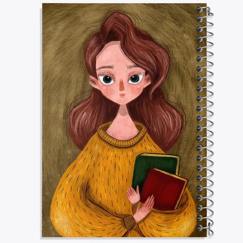 دفتر مشق 50 برگ خندالو مدل دخترونه کد 1640