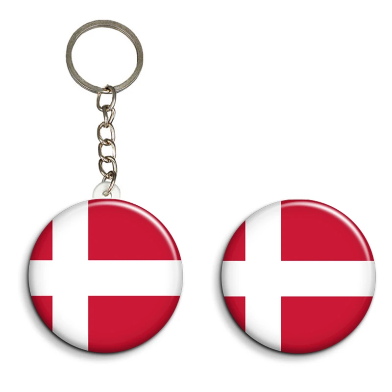 پیکسل مدل پرچم دانمارک مدل Denmark به همراه جاکلیدی