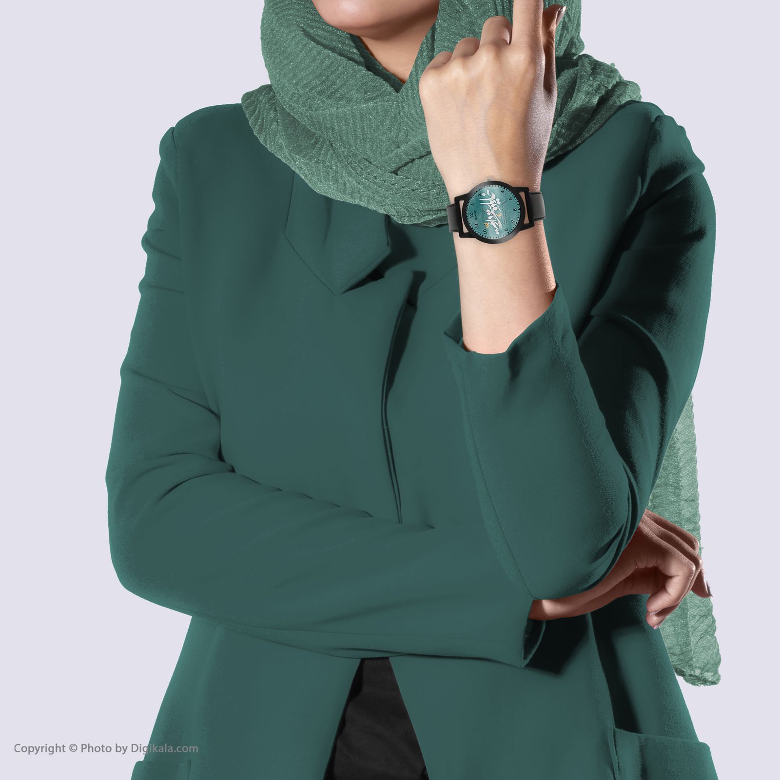 ساعت مچی عقربه ای ناکسیگو طرح خدایا دوست دارم کد LF4181 -  - 2