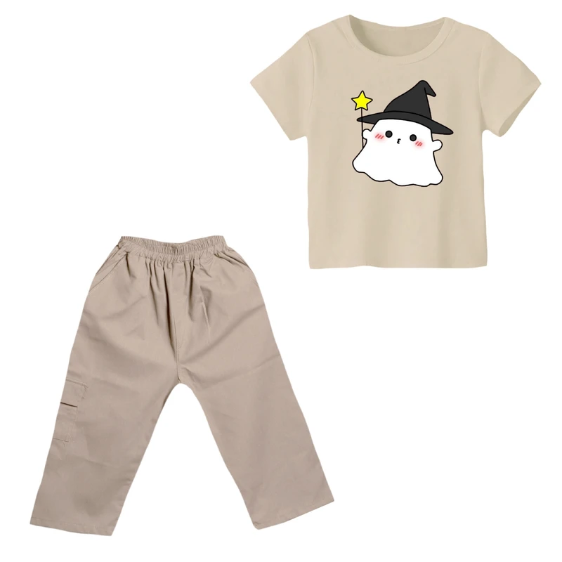 ست تی شرت و شلوارک پسرانه مدل روح