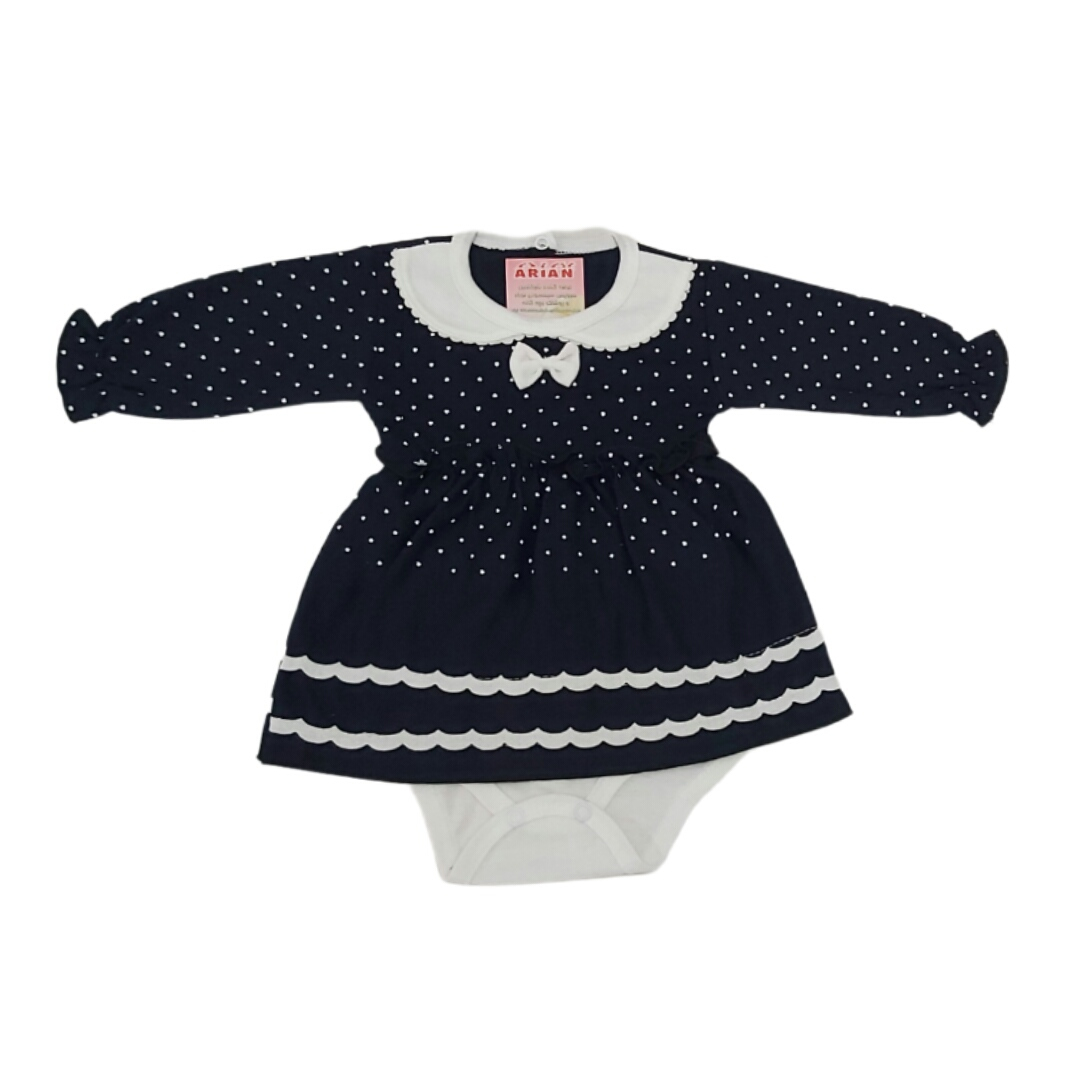 بادی آستین بلند نوزادی مدل سانیا کد t77285493