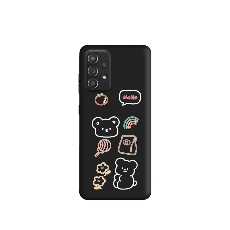 کاور طرح خرس کیوت کد m251 مناسب برای گوشی موبایل سامسونگ Galaxy A52 / A52s