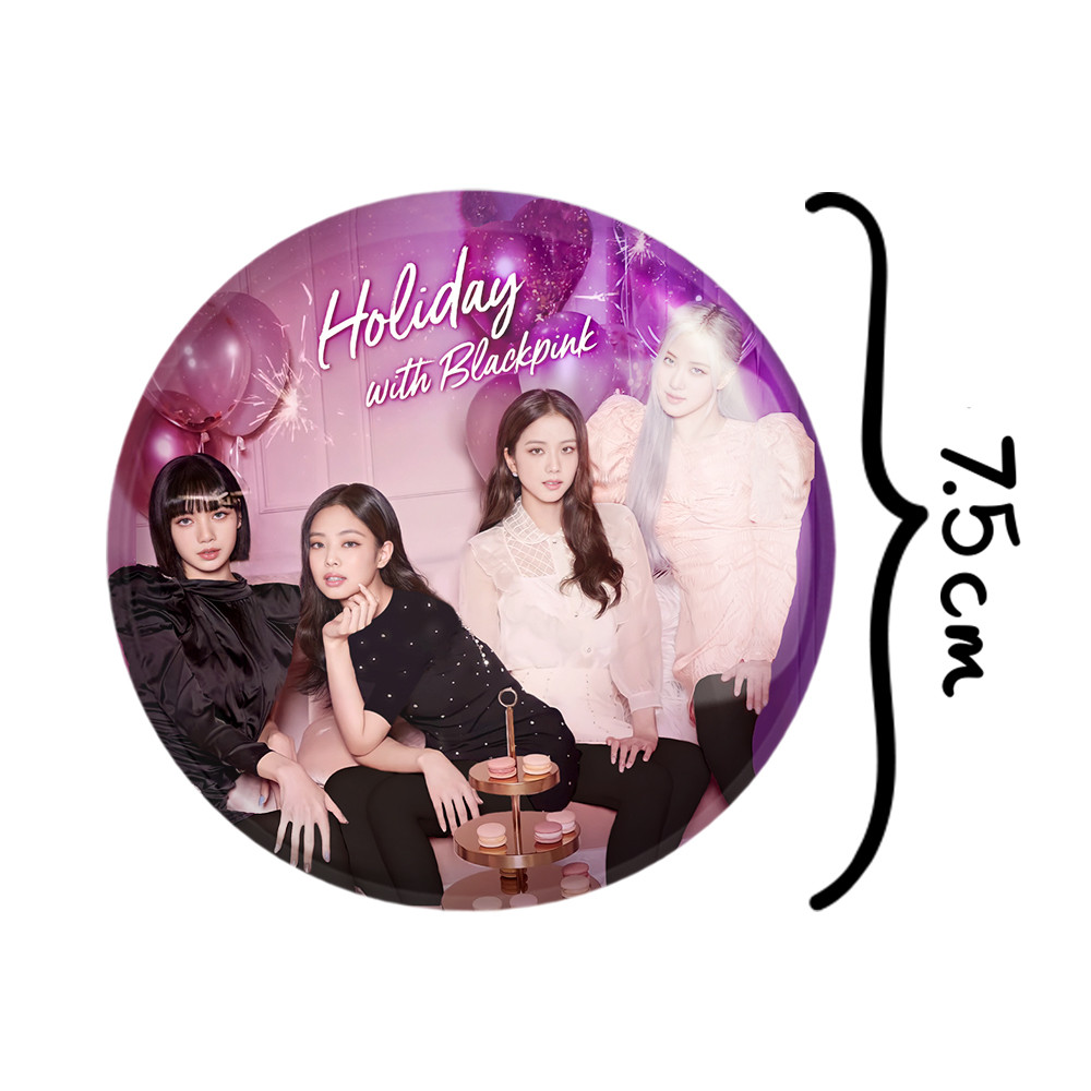 آینه جیبی خندالو مدل گروه بلک پینک Black Pink  کد 14546