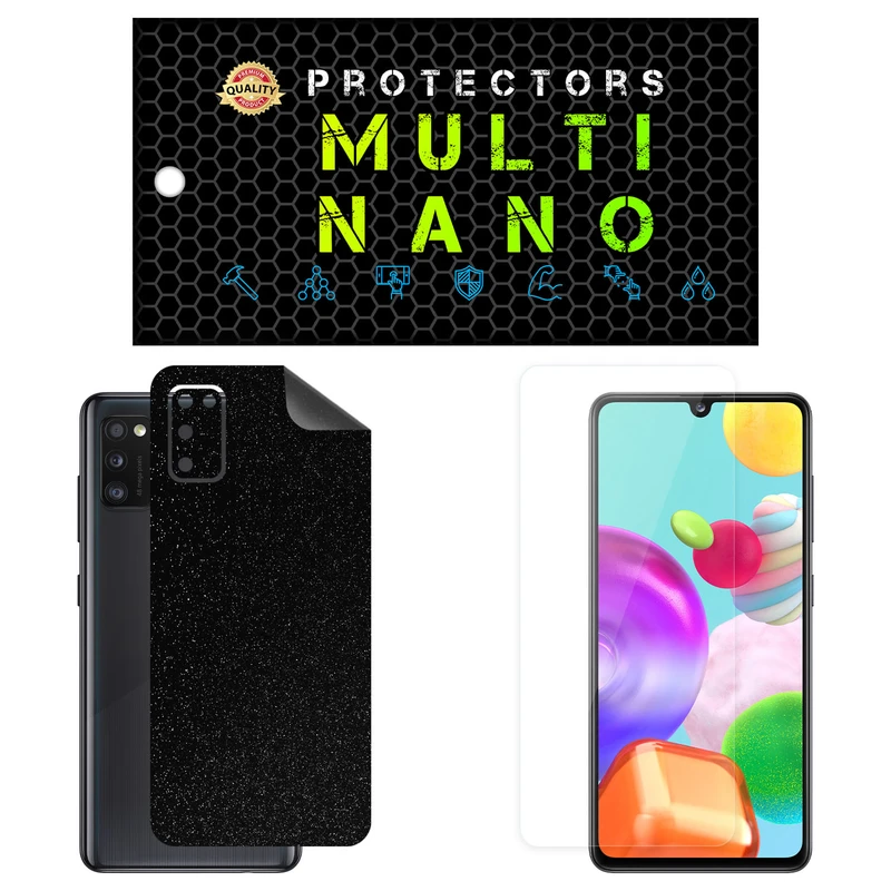 محافظ صفحه نمایش مولتی نانو مدل X-SFG مناسب برای گوشی موبایل سامسونگ Galaxy A41 به همراه برچسب پوششی