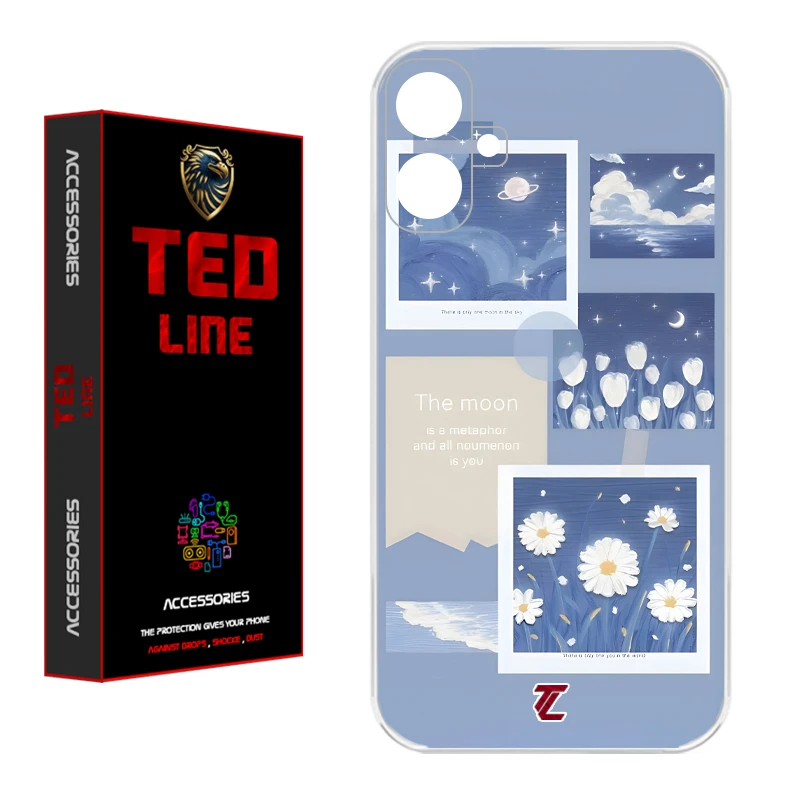 کاور تدلاین طرح بابونه کد 1203 مناسب برای گوشی موبایل سامسونگ Galaxy A05