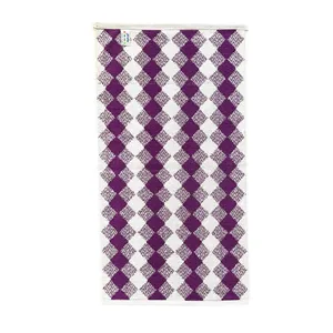 حوله دستی ماندگار مدل لوزی سایز 40x80 سانتی متر