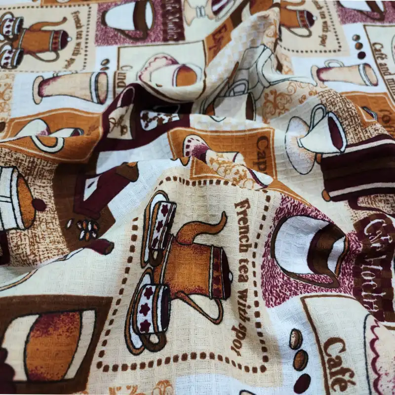 پارچه آشپزخانه مدل کافه موکا