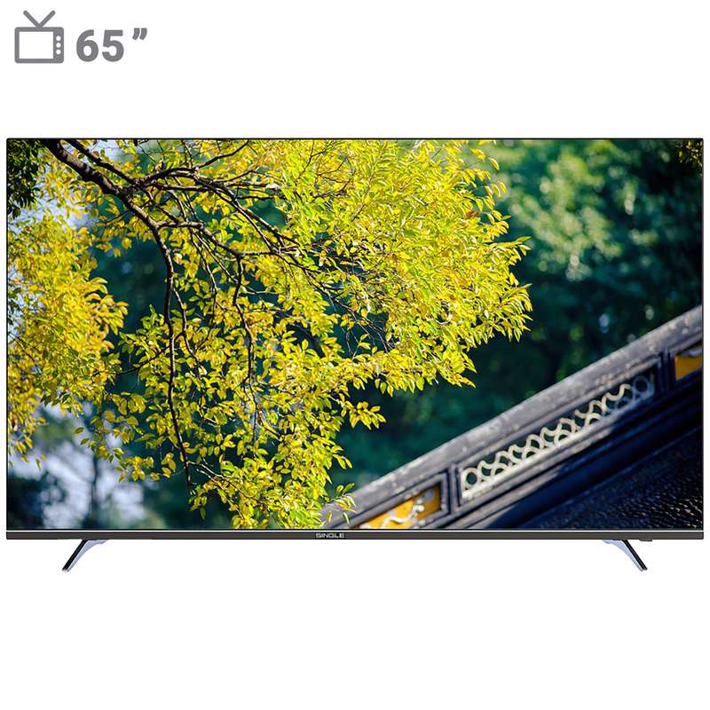 تلویزیون ال ای دی هوشمند سینگل مدل 6520US سایز 65 اینچ