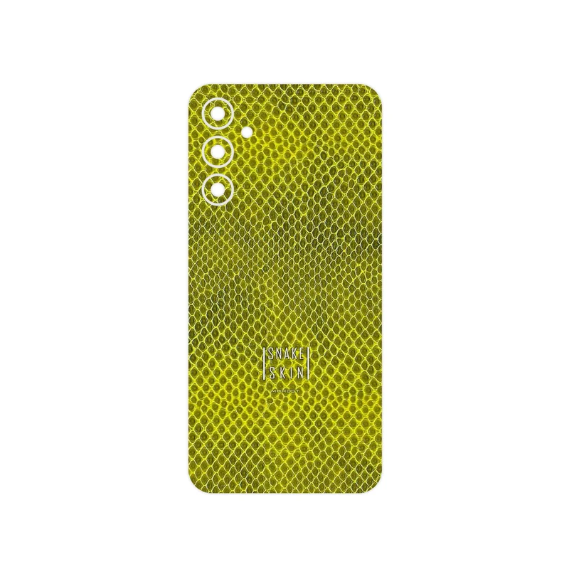 برچسب پوششی ماهوت مدل Yellow Snake Skin مناسب برای گوشی موبایل سامسونگ Galaxy A34