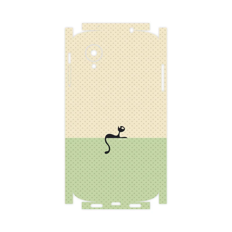 برچسب پوششی ماهوت مدل Minimal Internet Cat Icon-FullSkin مناسب برای گوشی موبایل گوگل Nexus 5