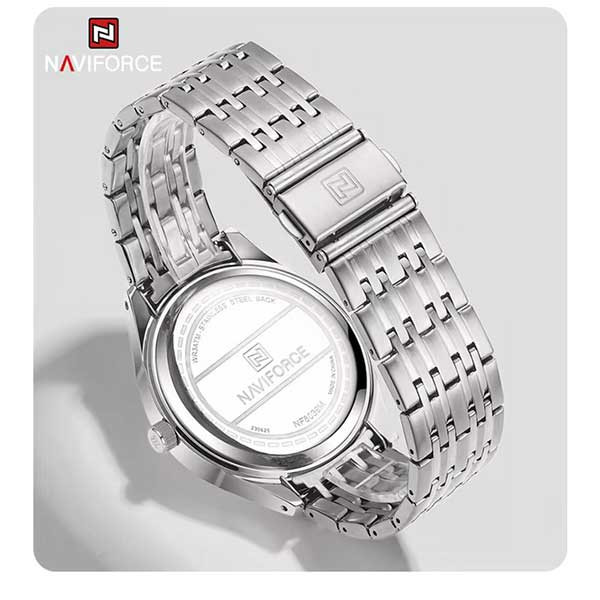 ساعت مچی عقربه ای زنانه نیوی فورس مدل NF8039L SSW ساعت مچی عقربه ای زنانه نیوی فورس مدل NF8039L SSW