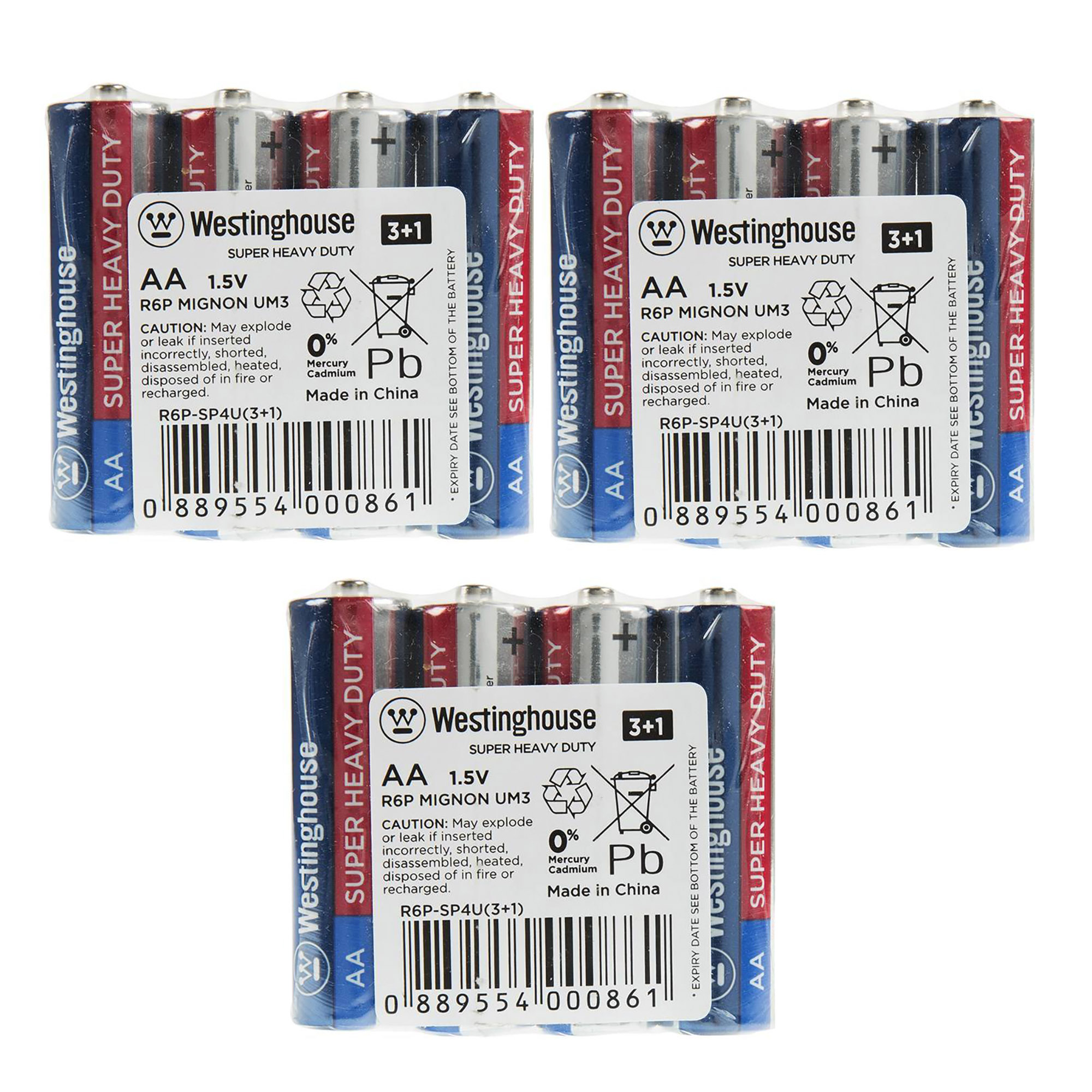 باتری قلمی وستینگهاوس مدل Super Heavy Duty بسته 12 عددی