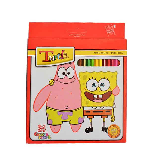 مداد رنگی 24 رنگ لاک پشت ایرانی مدل Turtle24