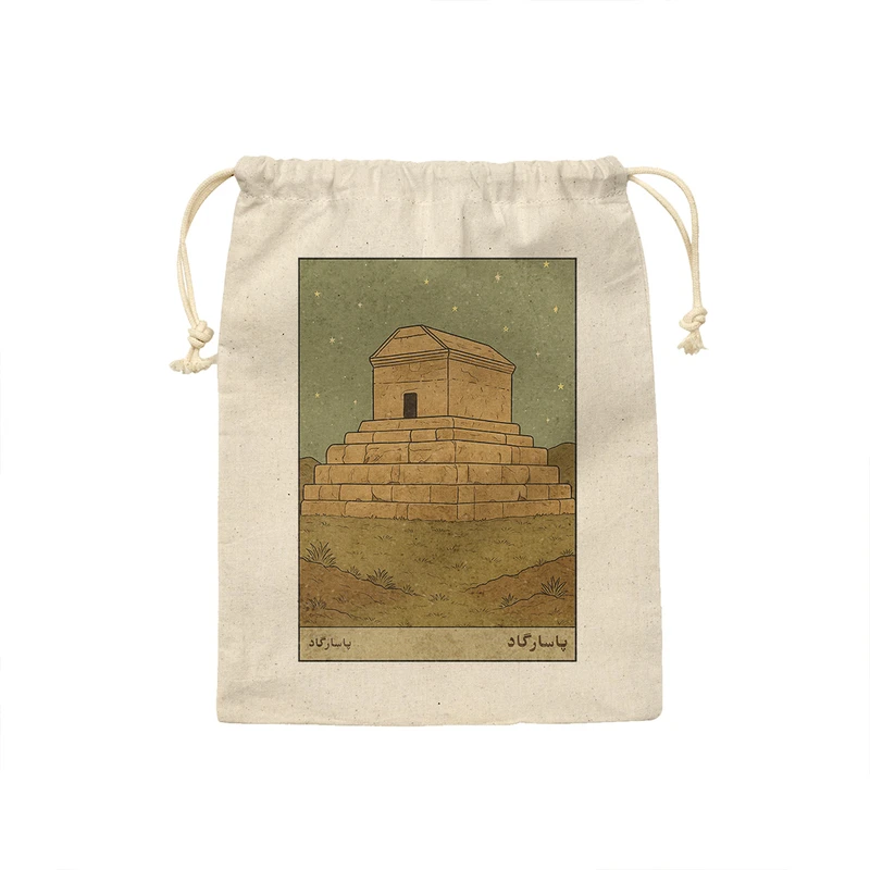 نظم دهنده ترمه طراحان ایده مدل کارت آرامگاه کوروش بزرگ پاسارگاد کد map1522 - L