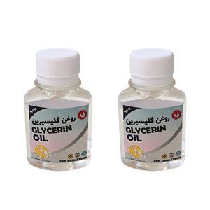 روغن گلیسیرین پامکا مدل پایه حجم 60 میلی لیتر مجموعه 2 عددی